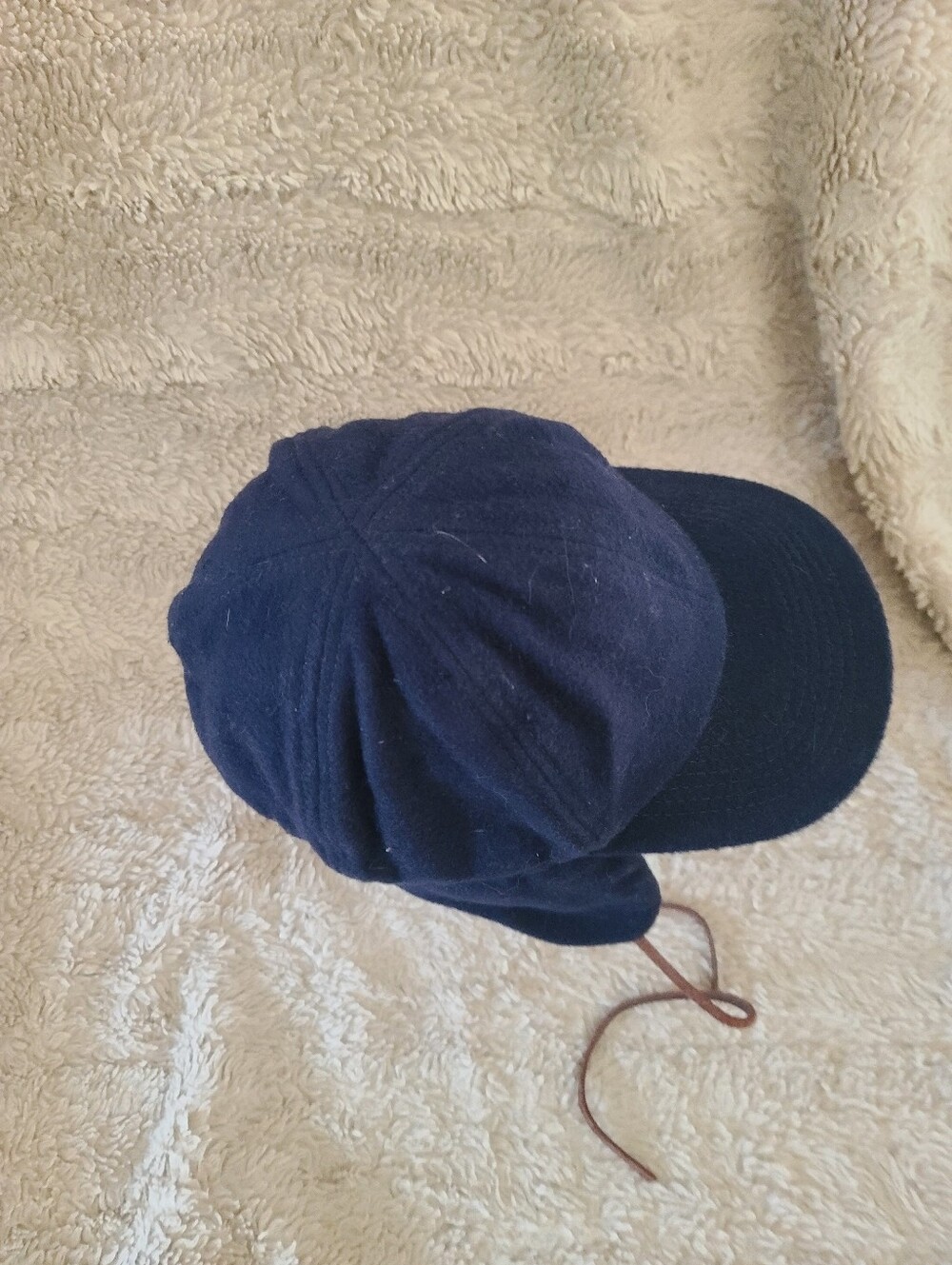 Dorfman Pacific Black Winter Trapper Cap with Ear Flaps Wool Blend, Size XL - Picture 3 of 9